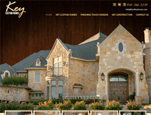 Tablet Screenshot of keycustomhomes.com